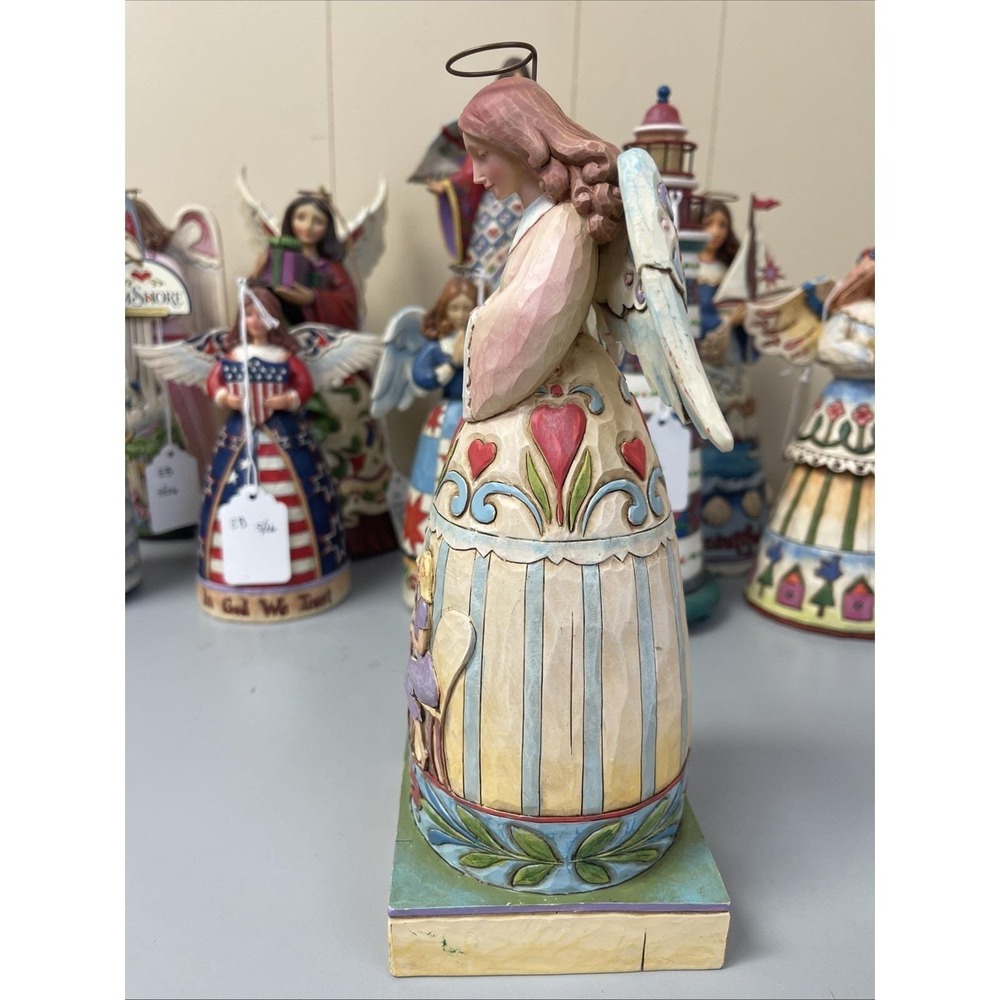 Jim Shore Angel Forever Friends 4009247 Friendship Heartwood Creek 9.5" 2007 - Picture 2 of 5